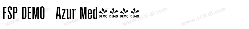 FSP DEMO   Azur Med字体转换